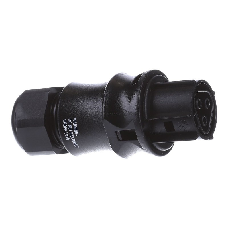 CONECTOR WIELAND 3 PINES H +CARCASA NEGR
