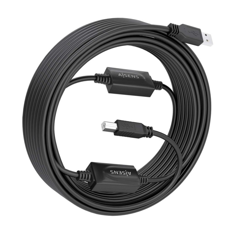 CABLE USB A-B 2.0 M-M AMPLIFICADO 15M