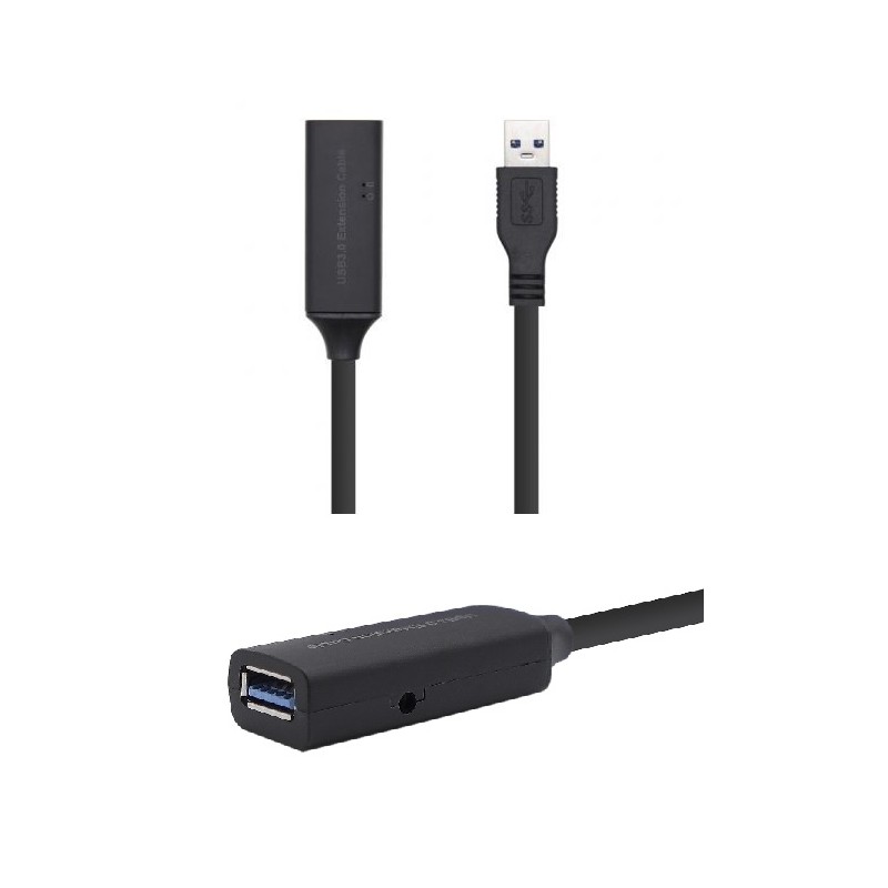 CABLE USB A 3.0 M-H AMPLIFICADO 15M V3.0