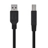 CABLE USB A-B 3.0 M-M 2MTS NEGRO V.3.0