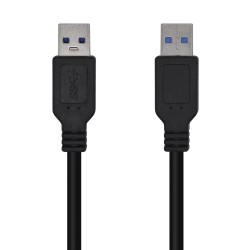 CABLE USB A 3.0 M-M 3MTS NEGRO