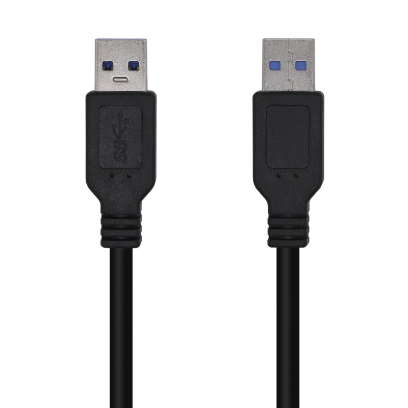 CABLE USB A 3.0 M-M 3MTS NEGRO