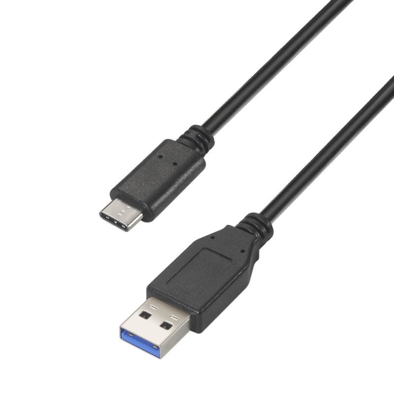 CABLE USB 3.1 TIPO A M-USB C M 0,5M NEGR