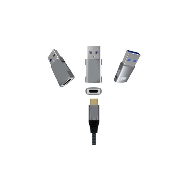 ADAPTADOR USB 3.2 gen2 A M-USB C H ALU