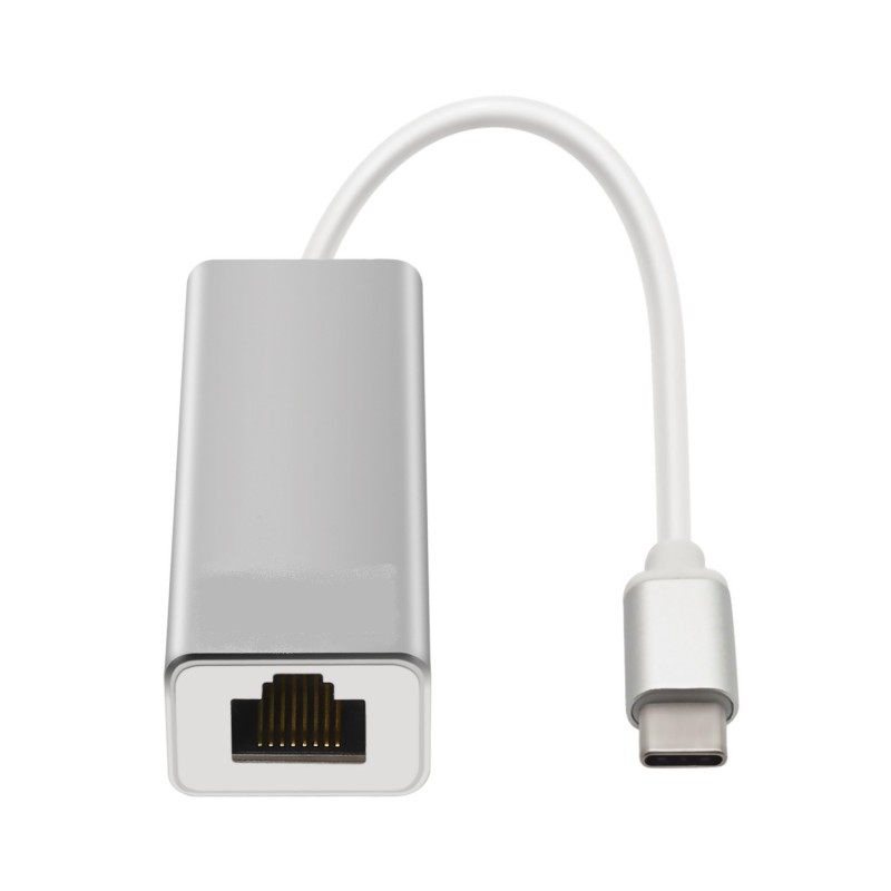 ADAPTADOR USB C M-RJ45 H BLANCO 15cm