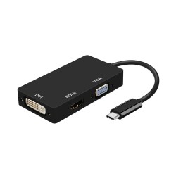 ADAPTADOR USB C M-VGA+HDMI+...
