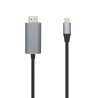 CABLE USB C M-HDMI M 0,8M 4K@60Hz NEGRO