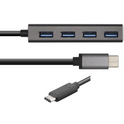 ADAPTADOR HUB USB C M-4xUSB...
