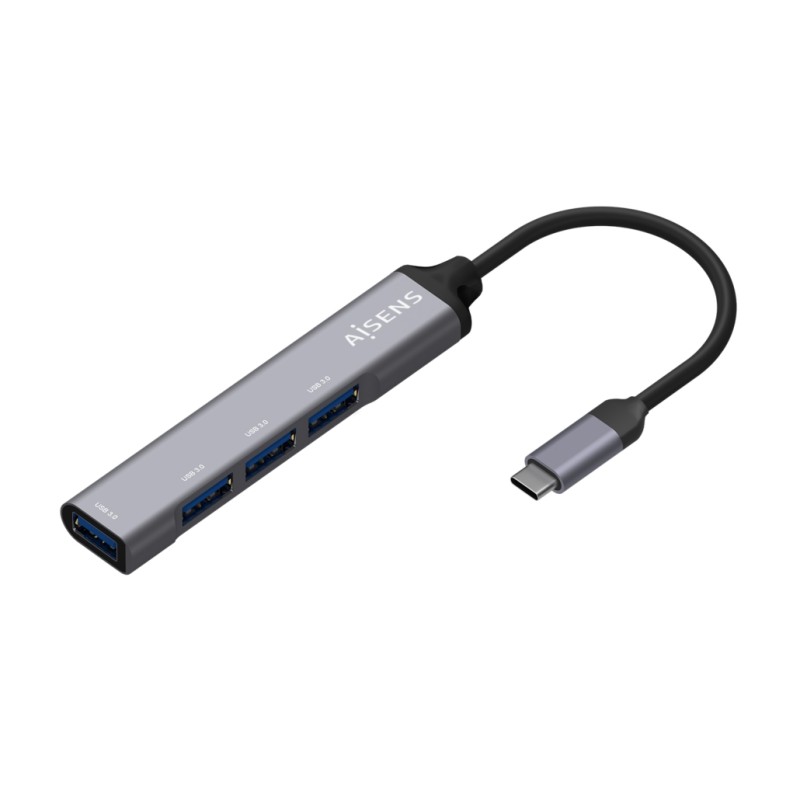 HUB USB-C3.1 A 4X USB 3.1 PLATA