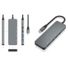 ADAPTADOR USB C M-2xUSB C+2xUSB A 15cm