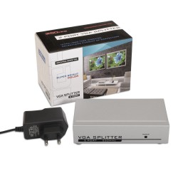 DUPLICADOR VGA M-2xVGA H C/ALIMENTACION