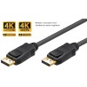 CABLE DISPLAYPORT M-M 4K V.1.2 10M NEGRO