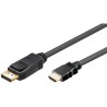 CABLE DISPLAYPORT M-HDMI MACHO 2M V.1.2