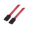 CABLE SATA 6Gb M-M RECTO ROJO 0,5M