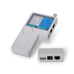 TESTER LED RJ45 + BNC +...