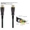 CABLE HDMI M-M V.2.1 20M FIBRA OPTICA 8K