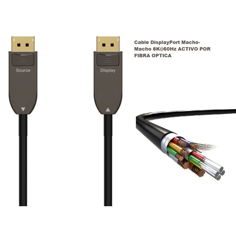 CABLE DISPLAYPORT M-M 10M 8K 1.4 AOC