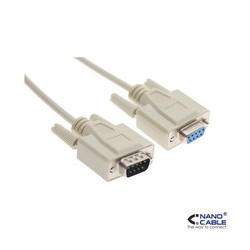 CABLE DB9 M-H 1,8MTS INYECTADO 1:1