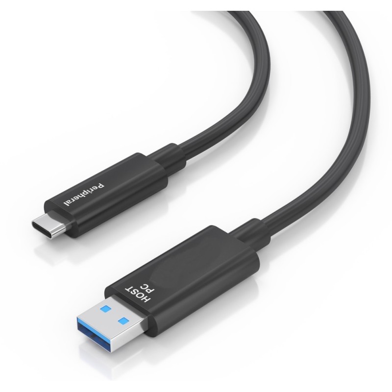 CABLE USB 3.2 A M-USB C M 40M AOC FIBRA