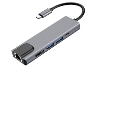 ADAPTADOR USB C-HDMI RJ45...