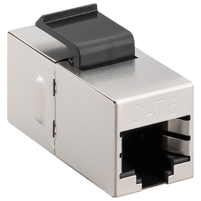 DOBLE HEMBRA RJ45 FTP CAT6 PANEL KEYSTON