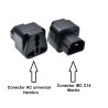ADAPTADOR SCHUKO H UNIVERSAL- C14 MACHO