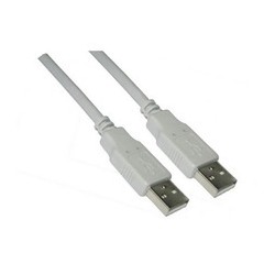 CABLE USB A 2.0 M-M 2MTS BEIGE