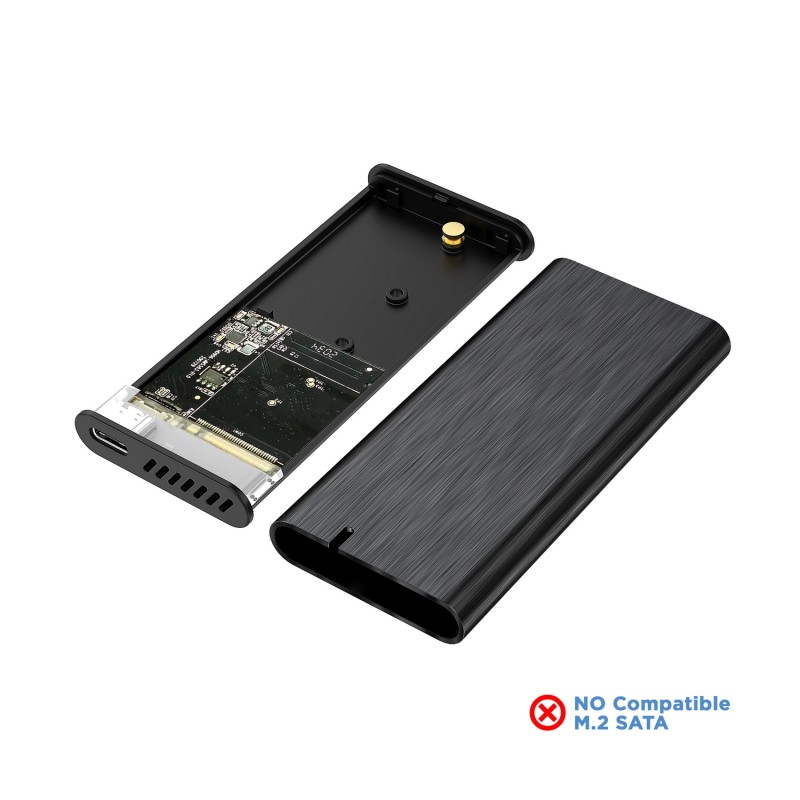 CAJA EXTERNA SSD M.2 NVMe USB C 3.1