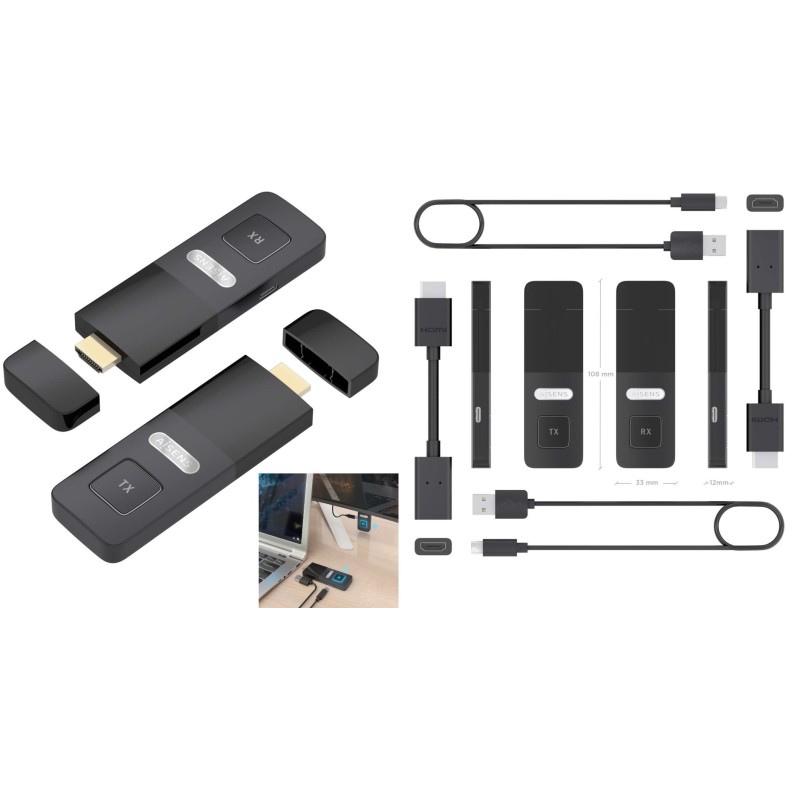 HDMI Inalambrico 1080P@60Hz alcance 30M