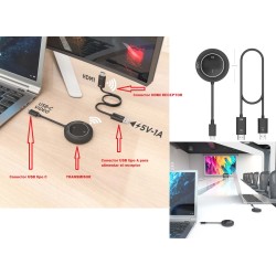 USB C a HDMI Inalambrico...