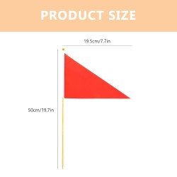 BANDERA SEÑALIZACION 50cm X...
