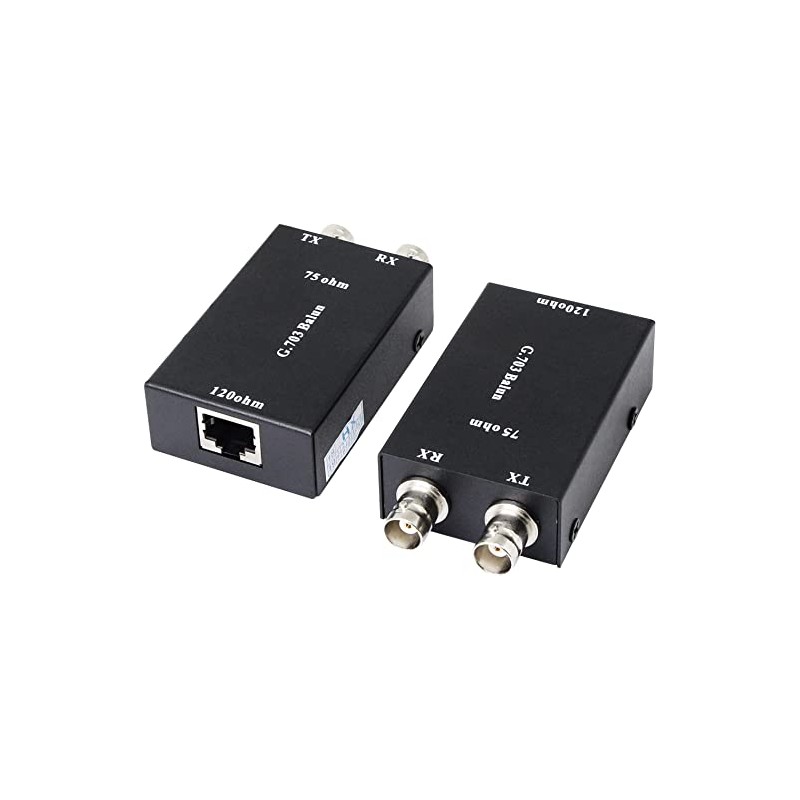BALUN 2xBNC H-RJ45H FTP AEREO (G703)NEGR