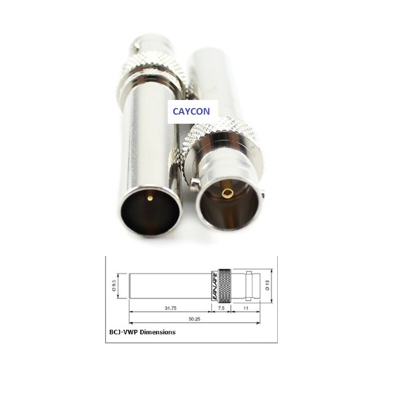 ADAPT WECO VIDEO PATCH PLUG-BNC FEMALE