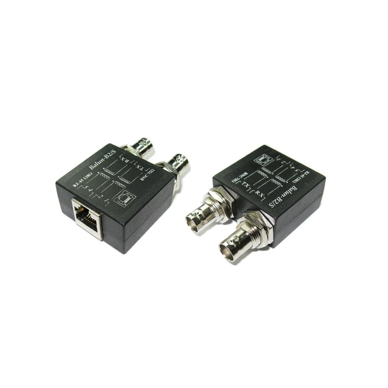 BALUN 2xBNC H-RJ45H FTP PANEL (G703)