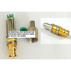 BALUN 1.6/5.6 H PANEL-INSERCION DIRECTA