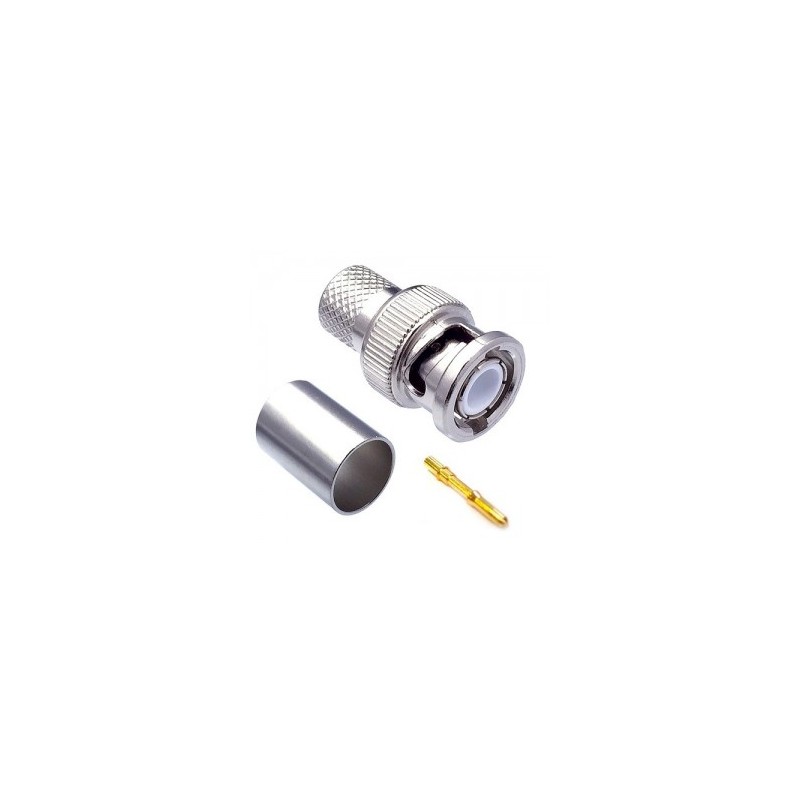 CONECTOR BNC MACHO 1.4/6.6 VK8 CRIMPAR