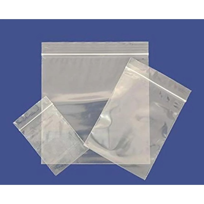 BOLSA CIERRE ZIP 80X120mm TRANSPARENTE