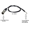 CABLE AUDIO BANTAM 4,4 ST M-XLR3 M 1Mts