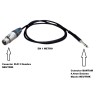 CABLE AUDIO BANTAM 4,4 ST M-XLR3 H 1Mts