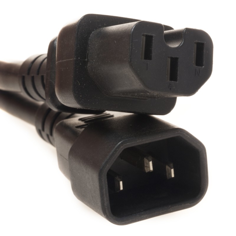 CABLE ALIMENTACION C14 M-C15 H 2M NEGRO