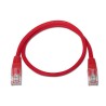 CABLE UTP CAT6 RJ45 M-M 1M ROJO LSZH