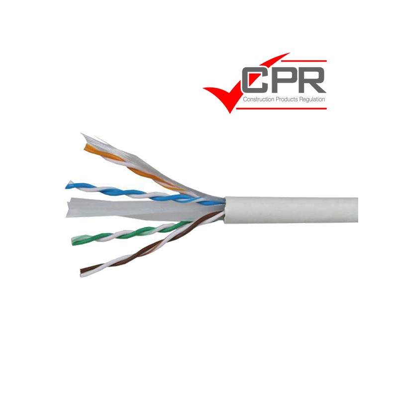 CABLE UTP CAT6 RIGIDO BLANCO LSZH