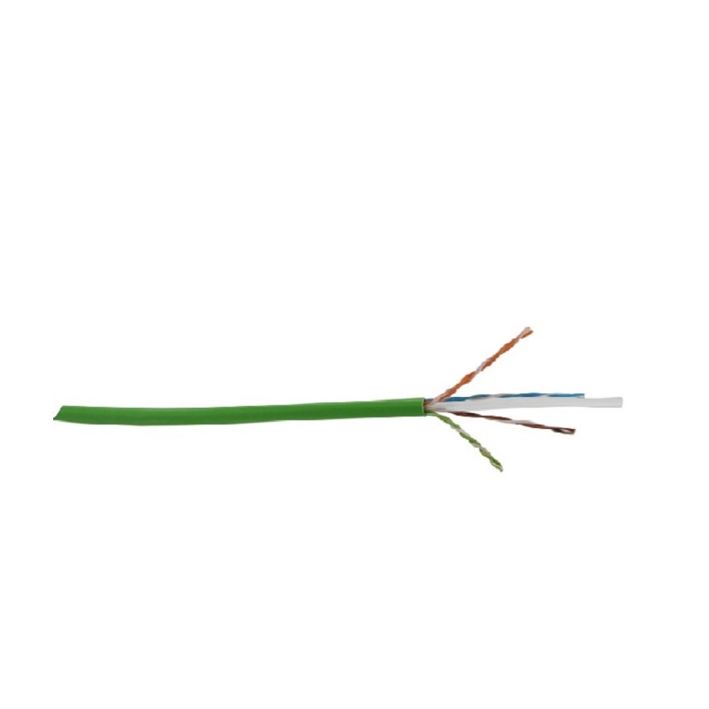 CABLE UTP CAT6 RIGIDO VERDE LSZH LEVITON
