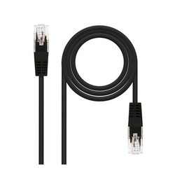 CABLE UTP CAT6 RJ45 M-M 2M NEGRO
