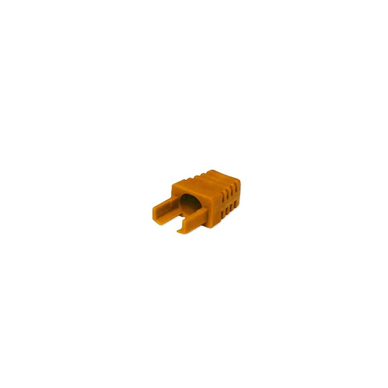 CAPUCHON RJ45 BAJO PERFIL NARANJA SIN PR