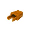 CAPUCHON RJ45 BAJO PERFIL NARANJA SIN PR