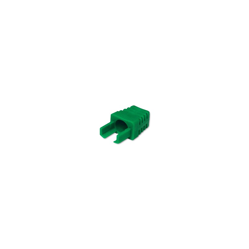 CAPUCHON RJ45 BAJO PERFIL VERDE SIN PROT