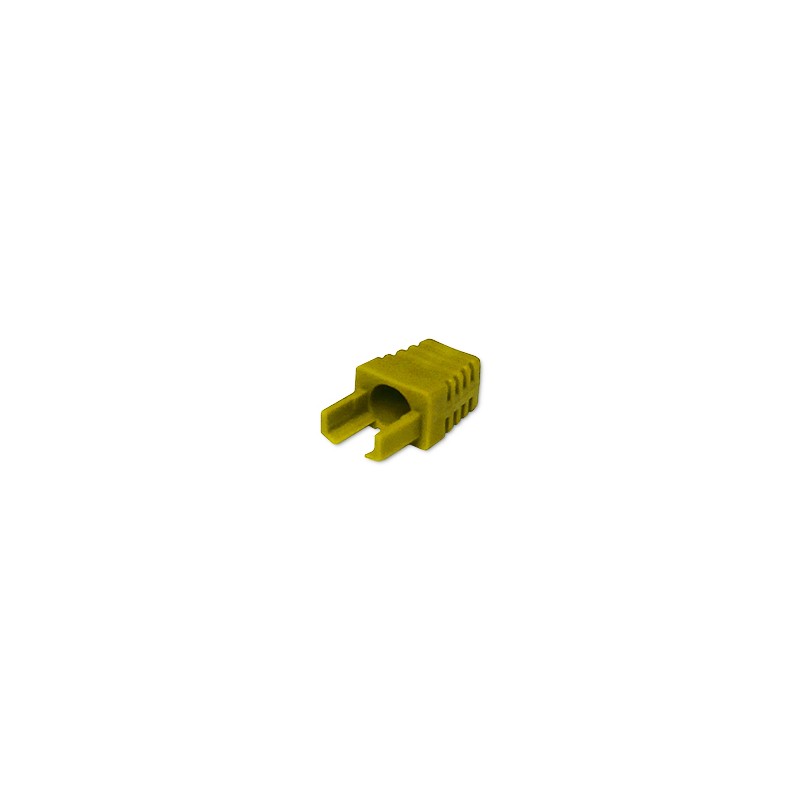 CAPUCHON RJ45 BAJO PERFIL AMARILLO SIN P