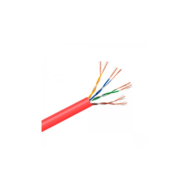 CABLE UTP CAT5E FLEXIBLE ROJO