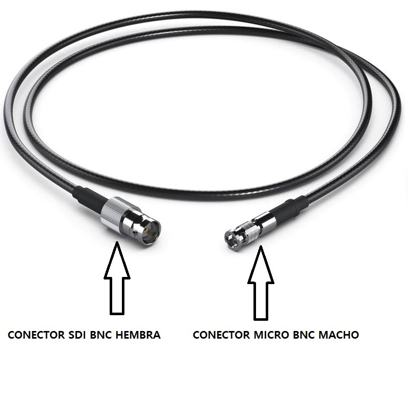 CABLE MICRO BNC M-BNC H 0.6/2.8 35cm AZ